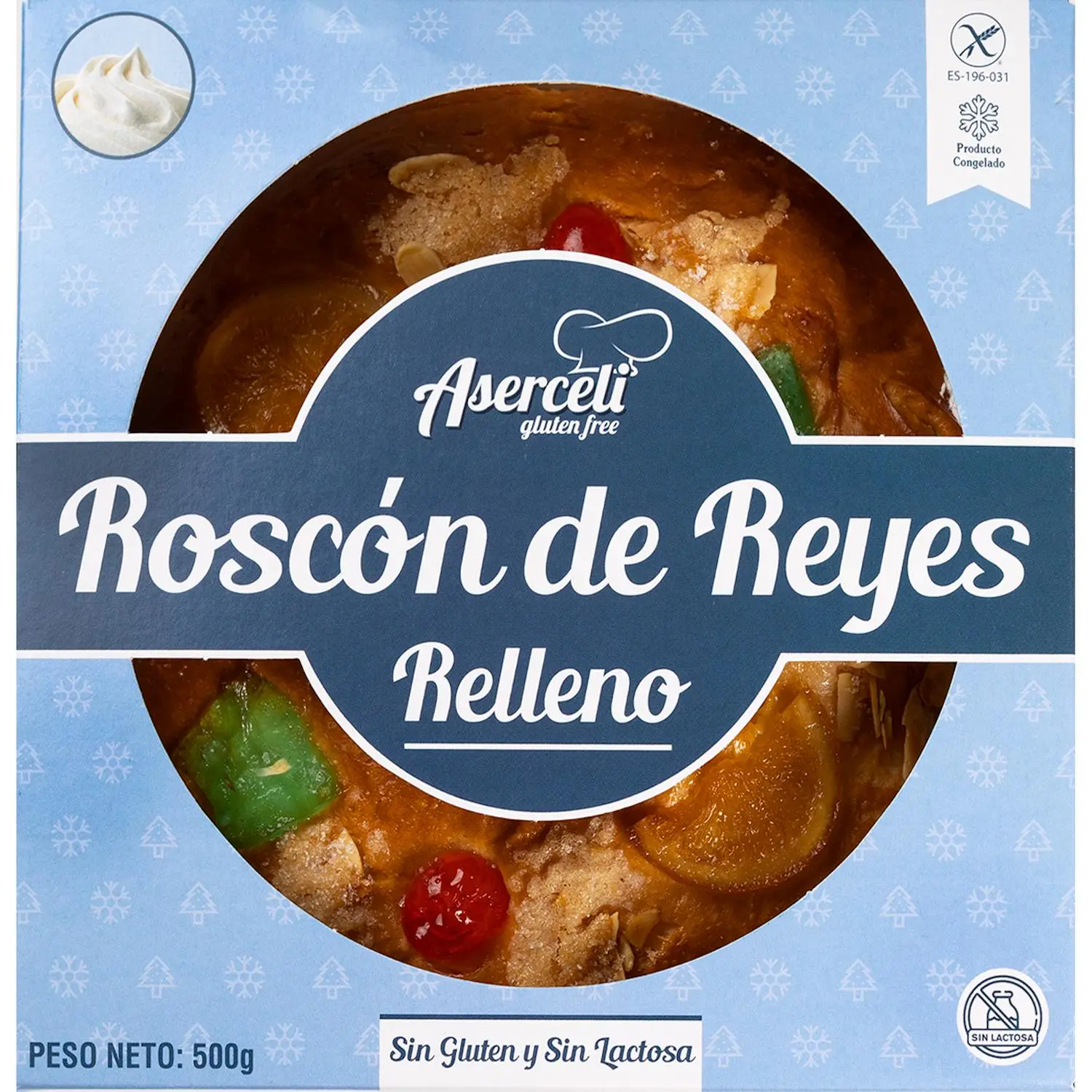 Roscón de Reyes Sin Gluten Aserceli